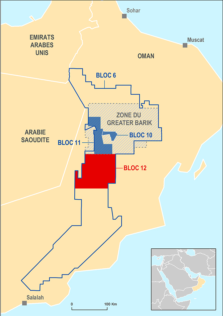 Carte OMAN