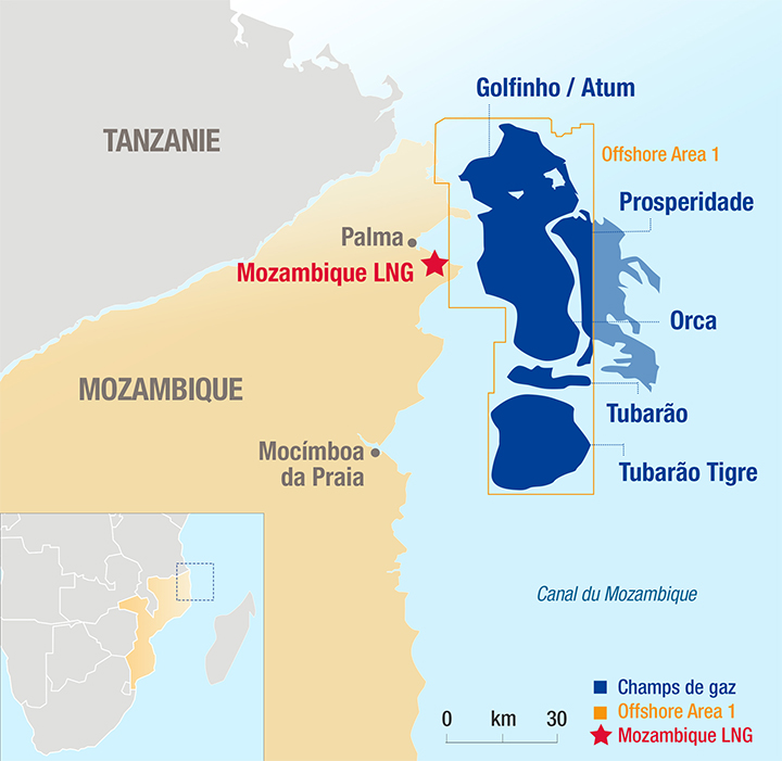 Carte Mozambique