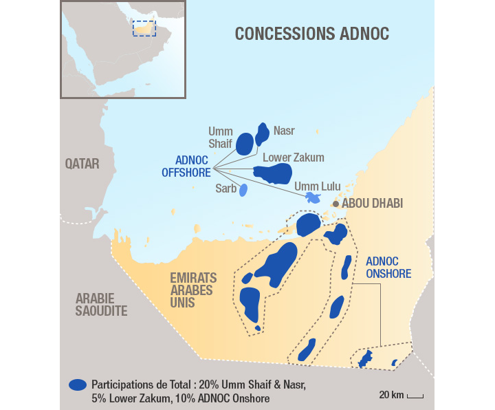 Carte ADMA