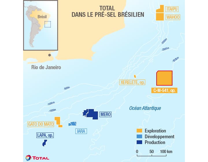 Total dans le pré-sel brésilien