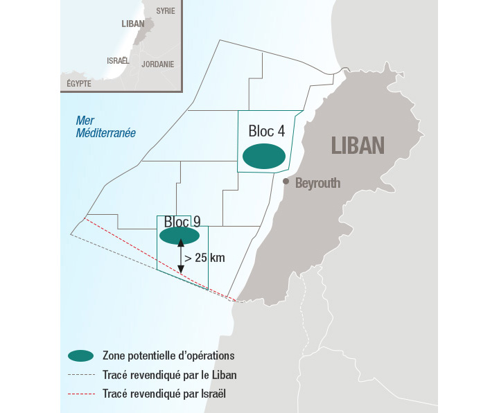Carte Liban CP