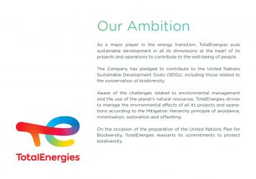 TotalEnergies biodiversity ambition