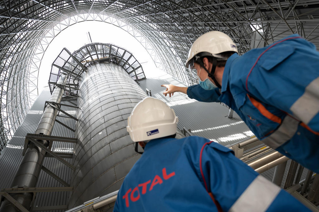 Operators on the combined cycle gas plant site