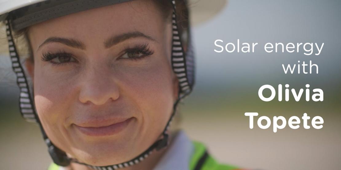 Solar energy with Olivia Topete