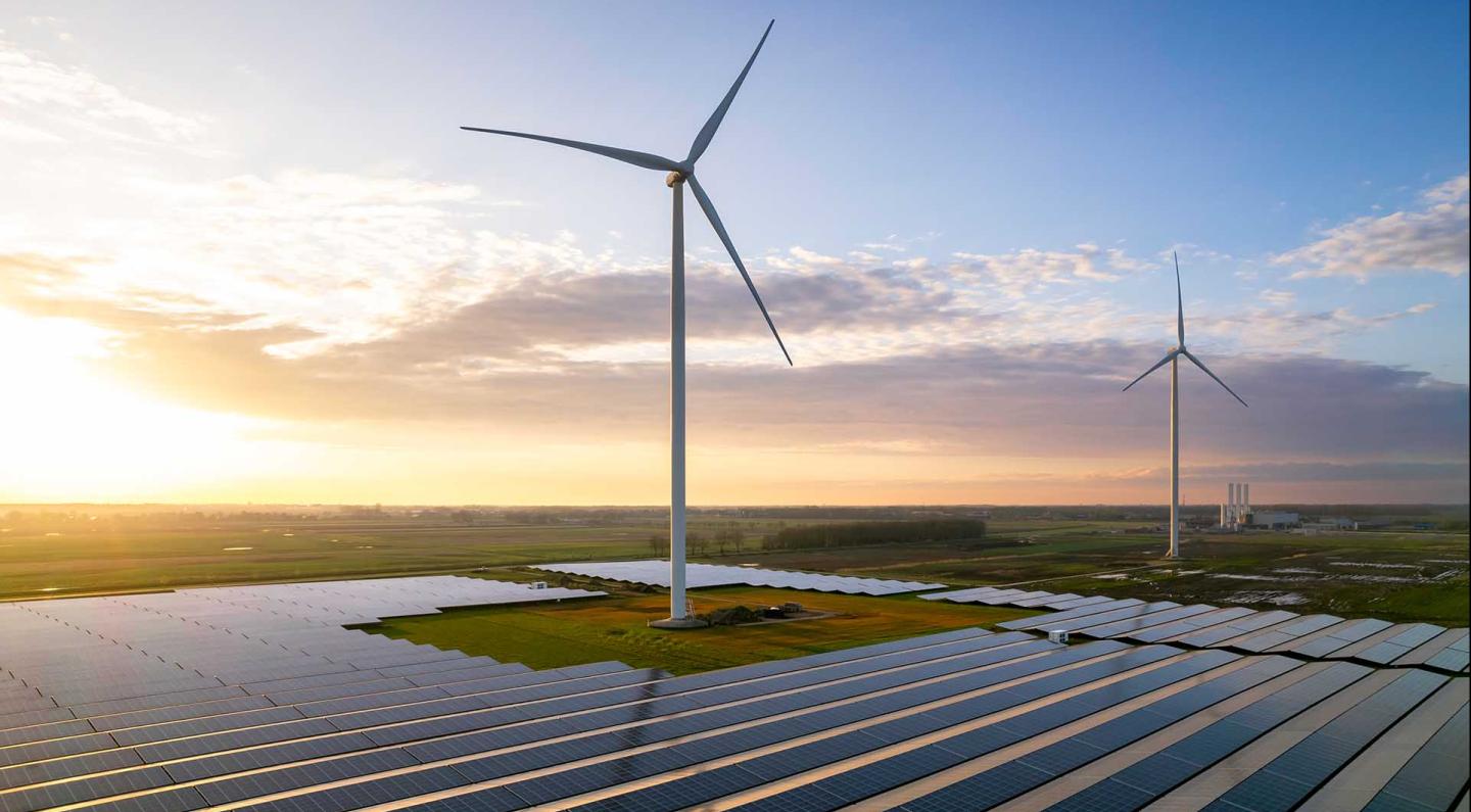 solar and wind power