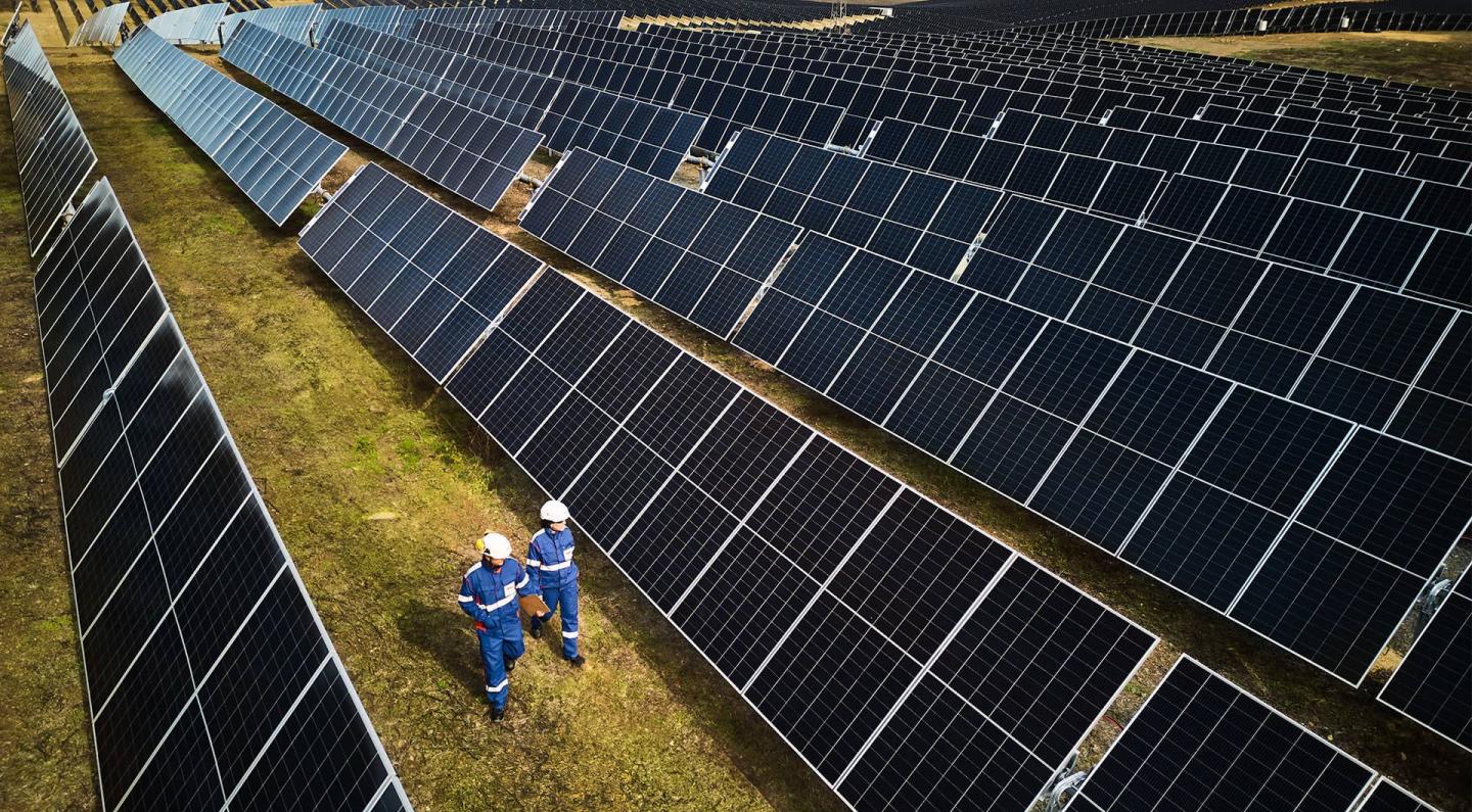 TotalEnergies solar panels