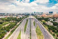 Highway in New Delhi, India