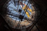 Décembre 2015 / Singapour / KAOMBO Singapour / Kaombo Norte Turret casing before it was lifted.