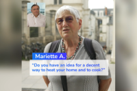 Mariette A. "Do you have an idea for a decent way to heat your home and to cook?"