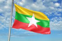 drapeau du Myanmar.