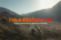 I'm a #SafeDriver, I keep control of my vehicle at all times