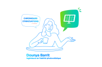 Chroniques d'innovations par TotalEnergies - Dounya Barrit, Ingénieure en fiabilité photovoltaïque.