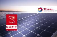 Logo Saft Total double colonne