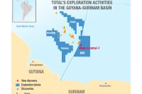 Carte Suriname 