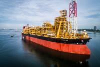 Kaombo Sul, the second Floating Production Storage and Offloading (FPSO) unit of the Kaombo project, which started production off the coast of Angola in April 2019.