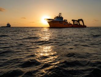 Boat at sea