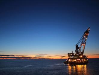 Offshore gas field in Argentina