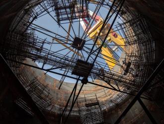 December 2015 / Singapour / KAOMBO Singapour / Kaombo Norte Turret casing before it was lifted.