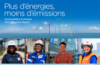 Plus d'énergies, moins d'émissions. Sustainability & Climate 2023 Progress Report