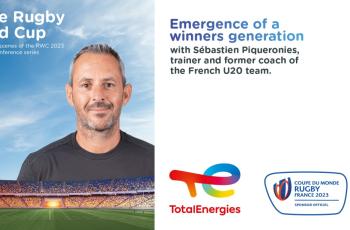 Inside Rugby World Cup. “Emergence of a winners generation” with Sébastien Piqueronies, trainer and former coach of the French U20 team.