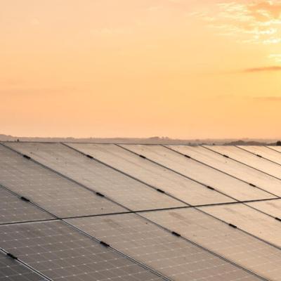 Solar panels in France