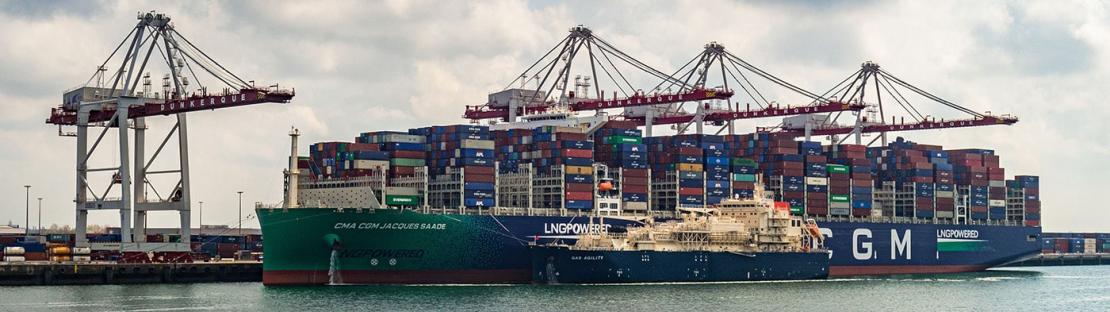Total Realizes France's First Ship-to-Containership LNG Bunkering Operation, after Inaugural Loading at Dunkirk LNG terminal